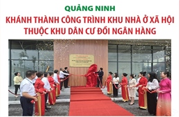 Quảng Ninh: Khánh thành công trình Khu nhà ở xã hội thuộc Khu dân cư đồi Ngân hàng