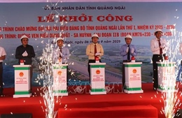 Khởi công Dự án đường ven biển Dung Quất – Sa Huỳnh, giai đoạn IIb