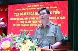 Hải Phòng: Bảo đảm an ninh, trật tự phục vụ phát triển kinh tế tư nhân