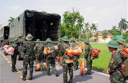 Quân đội chủ động biện pháp ứng phó bão số 9 ở mức cao nhất