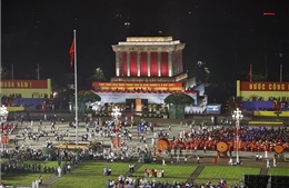 Sẵn sàng cho Lễ kỷ niệm, diễu binh, diễu hành A80 tại Quảng trường Ba Đình