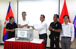 Cộng đồng người Việt Nam tại Campuchia chung tay ủng hộ đồng bào bị bão, lũ