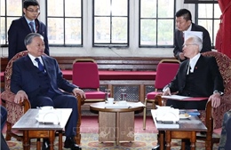 Tổng Bí thư Tô Lâm gặp Chủ tịch Thượng viện Anh, Nam tước McFall xứ Alcluith