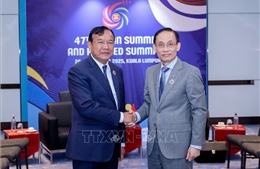 Bộ trưởng Ngoại giao Lê Hoài Trung tiếp xúc song phương với các nước