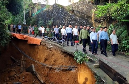 Phó Thủ tướng Mai Văn Chính kiểm tra công tác khắc phục hậu quả mưa lũ tại Tuyên Quang