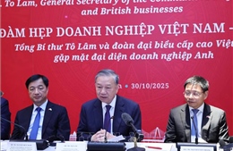 Tổng Bí thư Tô Lâm dự Tọa đàm Doanh nghiệp Việt Nam - Anh