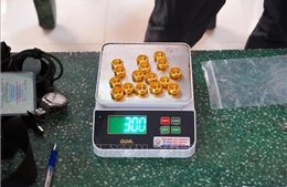 Bắt giữ đối tượng mang lượng lớn vàng nhập cảnh vào Việt Nam