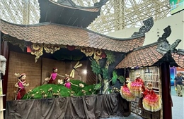 Gian trưng bày nghệ thuật múa rối Việt Nam: Điểm nhấn văn hóa tại Hội chợ Mùa Thu