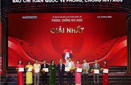 TTXVN đoạt giải Nhất Giải Báo chí toàn quốc về phòng, chống HIV/AIDS