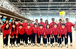 Đội tuyển Futsal nữ Việt Nam về nước cùng với tấm huy chương Vàng lịch sử 