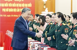 Tổng Bí thư Tô Lâm: Phấn đấu mỗi cá nhân Phụ nữ Quân đội là một gương sáng