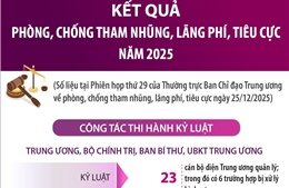 Kết quả phòng, chống tham nhũng, lãng phí, tiêu cực năm 2025