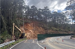 Lâm Đồng cấm đèo Prenn Đà Lạt trong 6 ngày để hoàn thành sửa chữa sạt lở