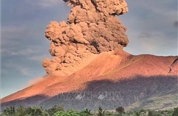 Philippines: Núi lửa Kanlaon phun tro bụi cao 2,5 km