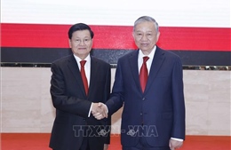 Tổng Bí thư Tô Lâm kết thúc tốt đẹp chuyến thăm cấp Nhà nước tới Lào