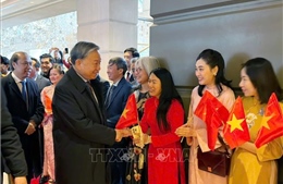 Tổng Bí thư đến Washington D.C, bắt đầu tham dự cuộc họp khai mạc Hội đồng Hòa bình về Gaza