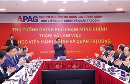 Thủ tướng làm việc với Học viện Hành chính và Quản trị công