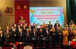 Chức sắc các tôn giáo tích cực hưởng ứng các phong trào ích nước, lợi dân