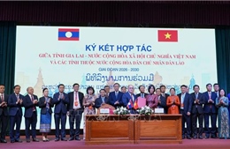 Ký kết hợp tác giữa tỉnh Gia Lai với 4 tỉnh nam Lào