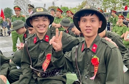 Giao nhận quân năm 2026: Con đường vinh quang, đáng tự hào của tuổi trẻ