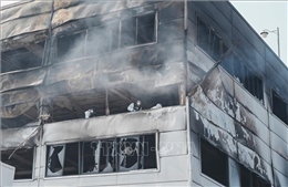 Vụ cháy nhà máy phụ tùng ô tô tại Hàn Quốc: Nhiều giám đốc bị cấm xuất cảnh