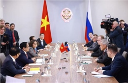 Thủ tướng Phạm Minh Chính gặp Thư ký Hội đồng An ninh Liên bang Nga