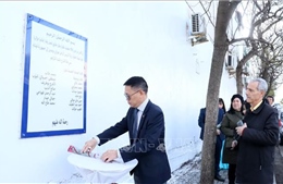 Trang trọng tưởng niệm các nhà báo Việt Nam và Algeria hy sinh ở Sóc Sơn năm 1974