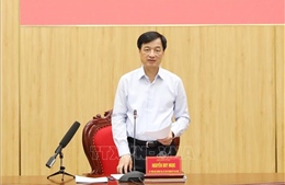 Thông qua dự thảo Báo cáo kết quả kiểm tra, giám sát đợt 1 đối với Ban Thường vụ Tỉnh ủy Ninh Bình