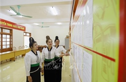 Cử tri miền Sơn La hòa chung không khí phấn khởi cả nước đi bầu cử