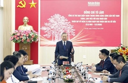Tổng Bí thư: Báo Nhân Dân phát huy vị thế ngọn cờ đầu trong công tác tư tưởng của Đảng