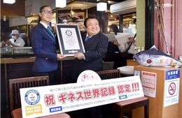 Nhật Bản: Chuỗi nhà hàng sushi lập kỷ lục Guinness khi 'chi đậm' để mua cá ngừ