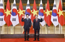 Chủ tịch Quốc hội Trần Thanh Mẫn hội kiến Tổng thống Hàn Quốc Lee Jae Myung