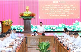 Thông qua Báo cáo kết quả giám sát Đợt 1 đối với Ban Thường vụ Thành uỷ Đà Nẵng