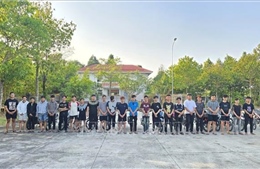 Khởi tố 24 đối tượng gây rối trật tự công cộng