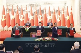 Lễ ký kết một số văn kiện hợp tác tiêu biểu giữa Việt Nam - Trung Quốc