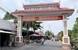 Mỹ Hòa Hưng được công nhận là xã đảo