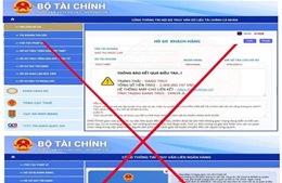 Cảnh báo lừa đảo, giả mạo Bộ Tài chính trên không gian mạng