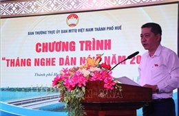 'Tháng nghe dân nói': Chung tay xây dựng môi trường và đô thị Huế văn minh