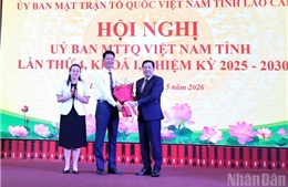 Đồng chí Nguyễn Thế Phước giữ chức Chủ tịch Ủy ban MTTQ Việt Nam tỉnh Lào Cai nhiệm kỳ 2025 - 2030