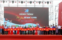Khởi động 'Hành trình Tôi yêu Tổ quốc tôi' năm 2026