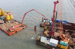 Tăng tốc thi công dự án giao thông chiến lược ra đảo Hòn Khoai