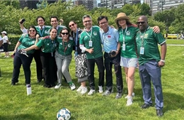 World Cup 2026: Tưng bừng ngày hội bóng đá tại trụ sở LHQ