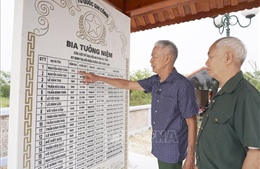 Khu di tích Bãi Dừa - địa chỉ đỏ tri ân 20 liệt sĩ trên trận địa pháo binh anh hùng