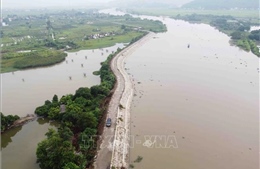 Các tỉnh, thành phố đồng bằng Bắc Bộ và Thanh Hóa đảm bảo an toàn đê điều ứng phó bão số 1