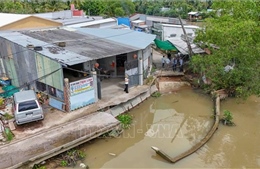 Cần Thơ triển khai đồng bộ giải pháp phòng, chống sụt lún, sạt lở và xâm nhập mặn