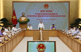 Hội nghị về công tác phối hợp giữa Chính phủ với Viện Kiểm sát nhân dân tối cao và Tòa án nhân dân tối cao