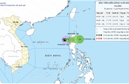 Bão số 3 giữ nguyên cường độ, hướng về phía Bắc đảo Luzon (Philippines)