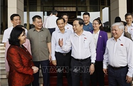 Gặp mặt đại biểu Quốc hội khóa XVI thuộc khối Mặt trận Tổ quốc Việt Nam ở Trung ương và địa phương