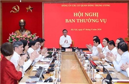 Thường trực Ban Bí thư chủ trì Hội nghị Ban Thường vụ Đảng ủy các cơ quan Đảng Trung ương