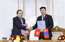 Quốc hội Việt Nam và Quốc hội Mông Cổ ký Bản ghi nhớ hợp tác